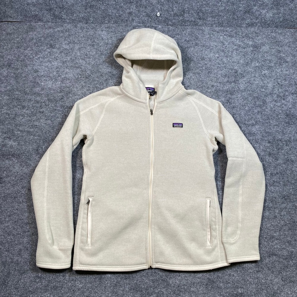 Patagonia Better Sweater Full Zip Hoody Oatmeal Cream Fleece Jacket Womens L